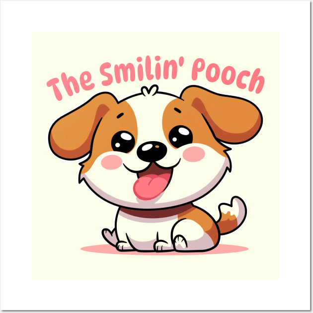 The Smilin' Pooch Wall Art by JS Arts